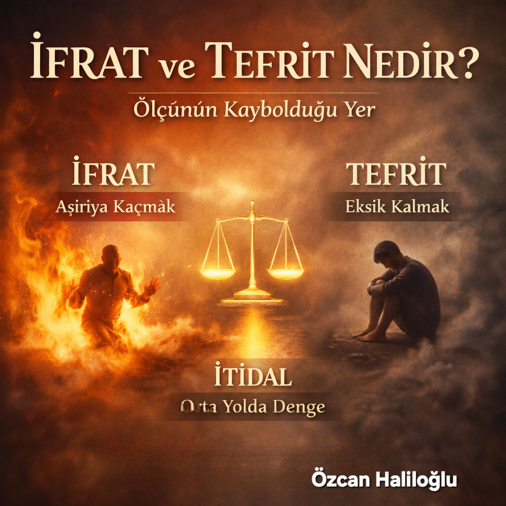 İfrat ve Tefrit Nedir? Ölçünün Kaybolduğu Yer